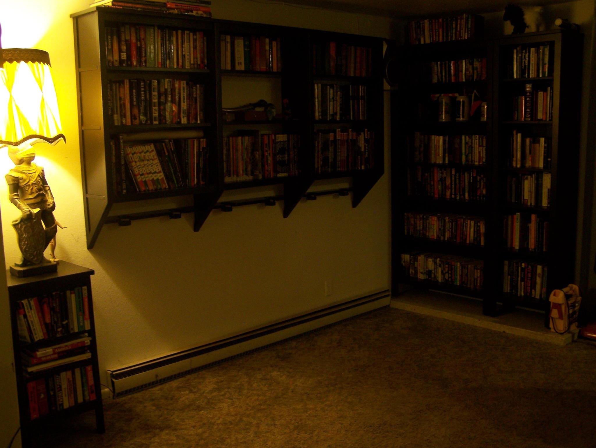 Hangin Shelves, Bookcase Over Baseboard Heater